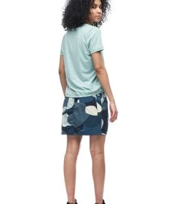 Indyeva ULENDO III Skort - Prussian Topo Print Blue | Women's Active Skort | Comfort & Style 8 Indyeva ULENDO III Skort - Prussian Topo Print Blue