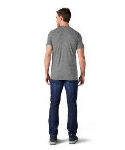 Smartwool M's Merino Hemp Blend Short Sleeve - Gray Heather
