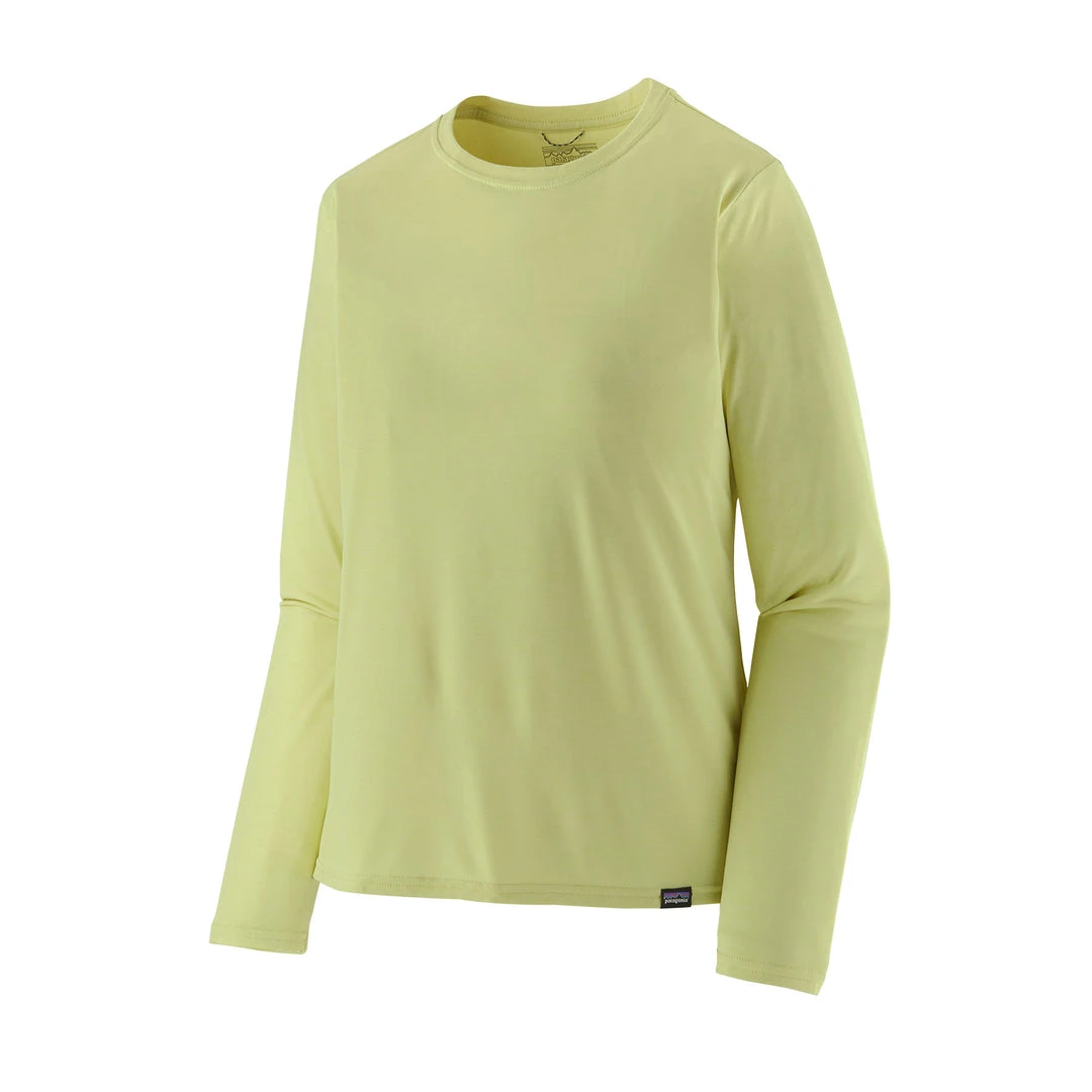 Patagonia Women's Long Sleeve Capilene Cool Shirt - Jellyfish Yellow | Lightweight & Breathable Top 1 Patagonia W's L/S Capilene Cool Shirt - Jellyfish Yellow