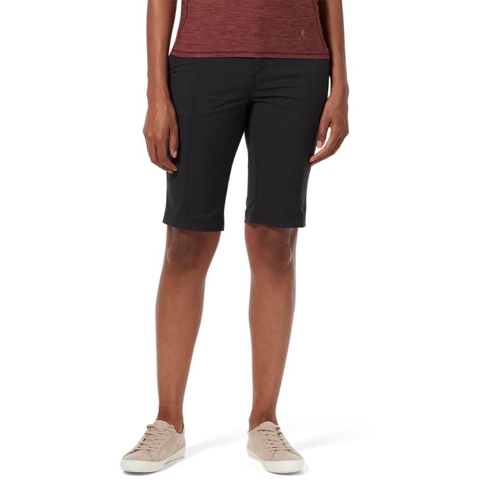 Royal Robbins Women's Discovery III Bermuda Shorts - Black | Comfortable & Stylish 1 Royal Robbins W's Discovery III Bermuda Short - Black