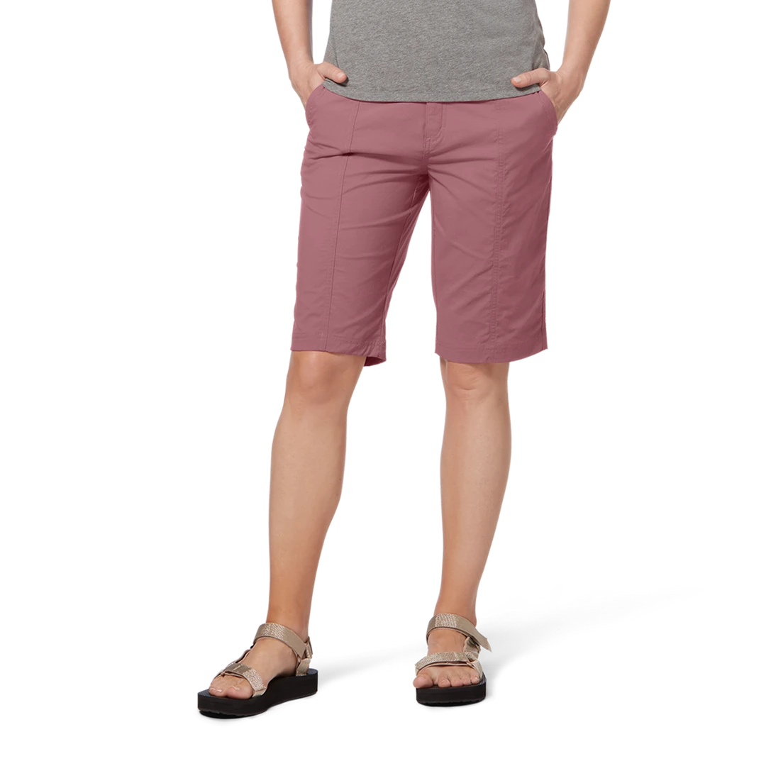 Royal Robbins Women's Discovery III Bermuda Shorts - Deco Rose | Comfort & Style 1 Royal Robbins W's Discovery III Bermuda Shorts - Deco Rose WOMENS