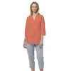 Royal Robbins WOMENS Oasis Tunic II 3/4 Sleeve - Light Coral