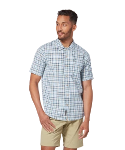 Royal Robbins M's Redwood Plaid S/S - Collins Blue