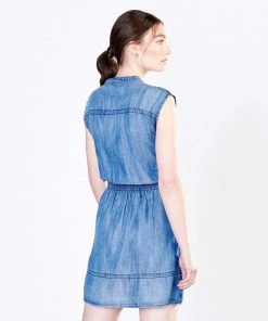 Hatley Abby Dress - Medium Blue Wash WOMENS