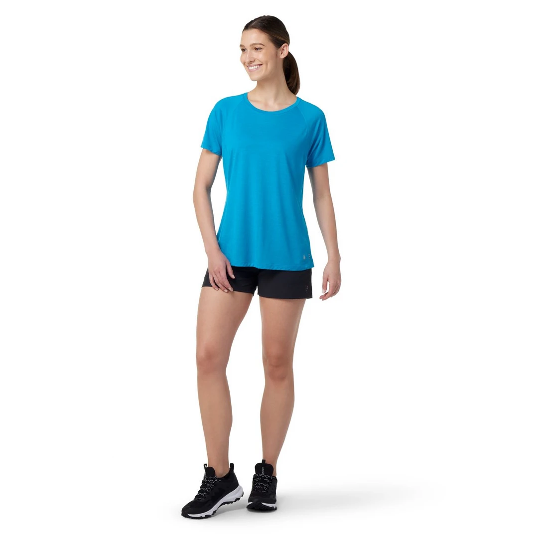 Smartwool Women's Merino Sport 120 Shirt - Hawaiian Surf | Lightweight & Breathable Top 1 Smartwool W's Merino Sport 120 Shirt - Hawaiian Surf WOMENS