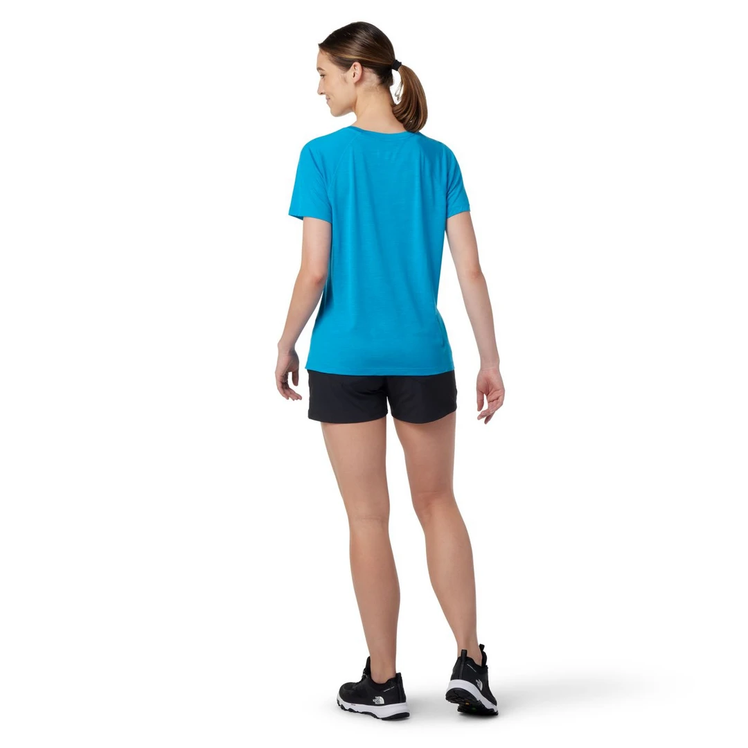 Smartwool Women's Merino Sport 120 Shirt - Hawaiian Surf | Lightweight & Breathable Top 2 Smartwool W's Merino Sport 120 Shirt - Hawaiian Surf WOMENS