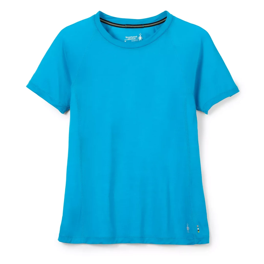 Smartwool Women's Merino Sport 120 Shirt - Hawaiian Surf | Lightweight & Breathable Top 3 Smartwool W's Merino Sport 120 Shirt - Hawaiian Surf WOMENS