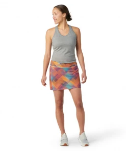 Smartwool WOMENS W's Merino Sport Lined Skirt - Festive Fuchsia Plaid