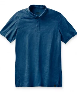 Smartwool M's Merino 150 Polo - Light Neptune Blue Shirts