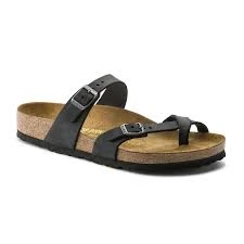 Birkenstock Mayari Oiled Leather Black Footwear