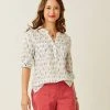 Carve Dylan Gauze Shirt - Cloud Ikat WOMENS