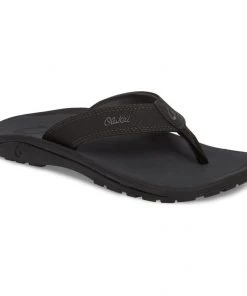 Olukai M's Ohana Sandals - Black/Dark Shadow Footwear