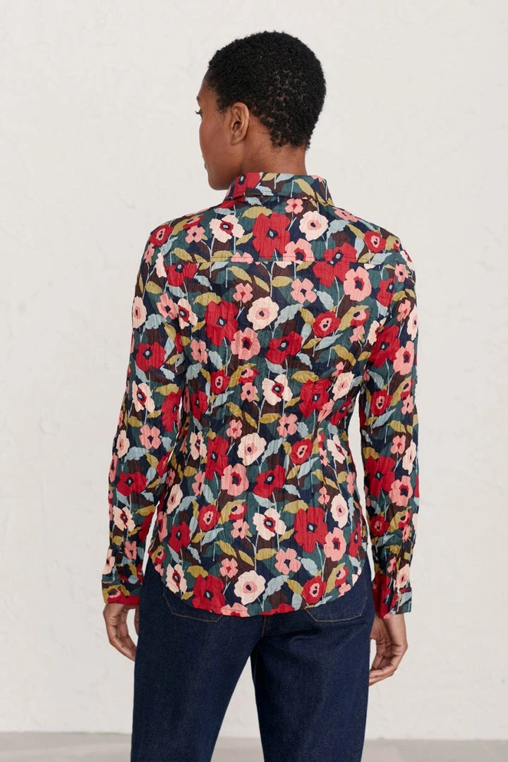 Vamosoutdoors Women's Larissa Shirt - Poppy | Seasalt Collection | Stylish Tops for Women 2 Vamosoutdoors WOMENS Larissa Shirt - Poppy