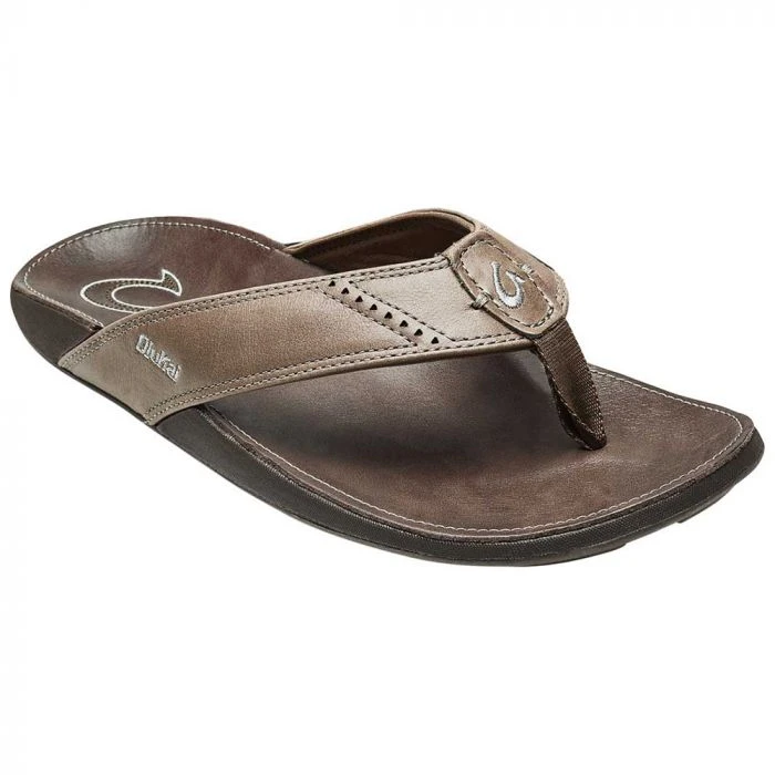 Olukai Men's Nui - Mustang/Espresso | Premium Comfort & Style | Men's Footwear 1 Olukai Men's Nui - Mustang/Espresso