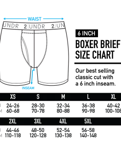 2 UNDR Swing Shift Boxer Briefs - Pina Colada Base Layers
