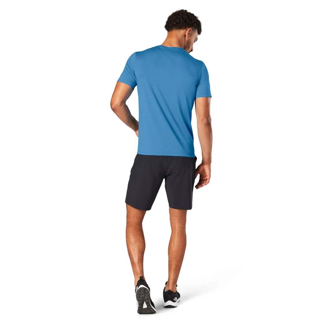 Smartwool Men's Merino 150 Base Layer Short Sleeve Shirt - Ocean Blue | Moisture-Wicking & Odor-Resistant 2 Smartwool M's Merino 150 Base Layer Short Sleeve - Ocean Blue Shirts