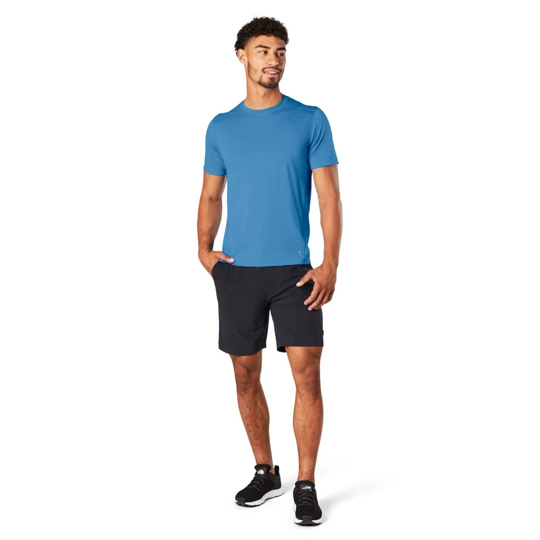 Smartwool Men's Merino 150 Base Layer Short Sleeve Shirt - Ocean Blue | Moisture-Wicking & Odor-Resistant 1 Smartwool M's Merino 150 Base Layer Short Sleeve - Ocean Blue Shirts