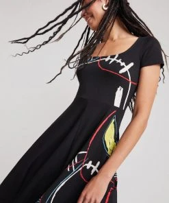 Desigual WOMENS Roma Dress - Black